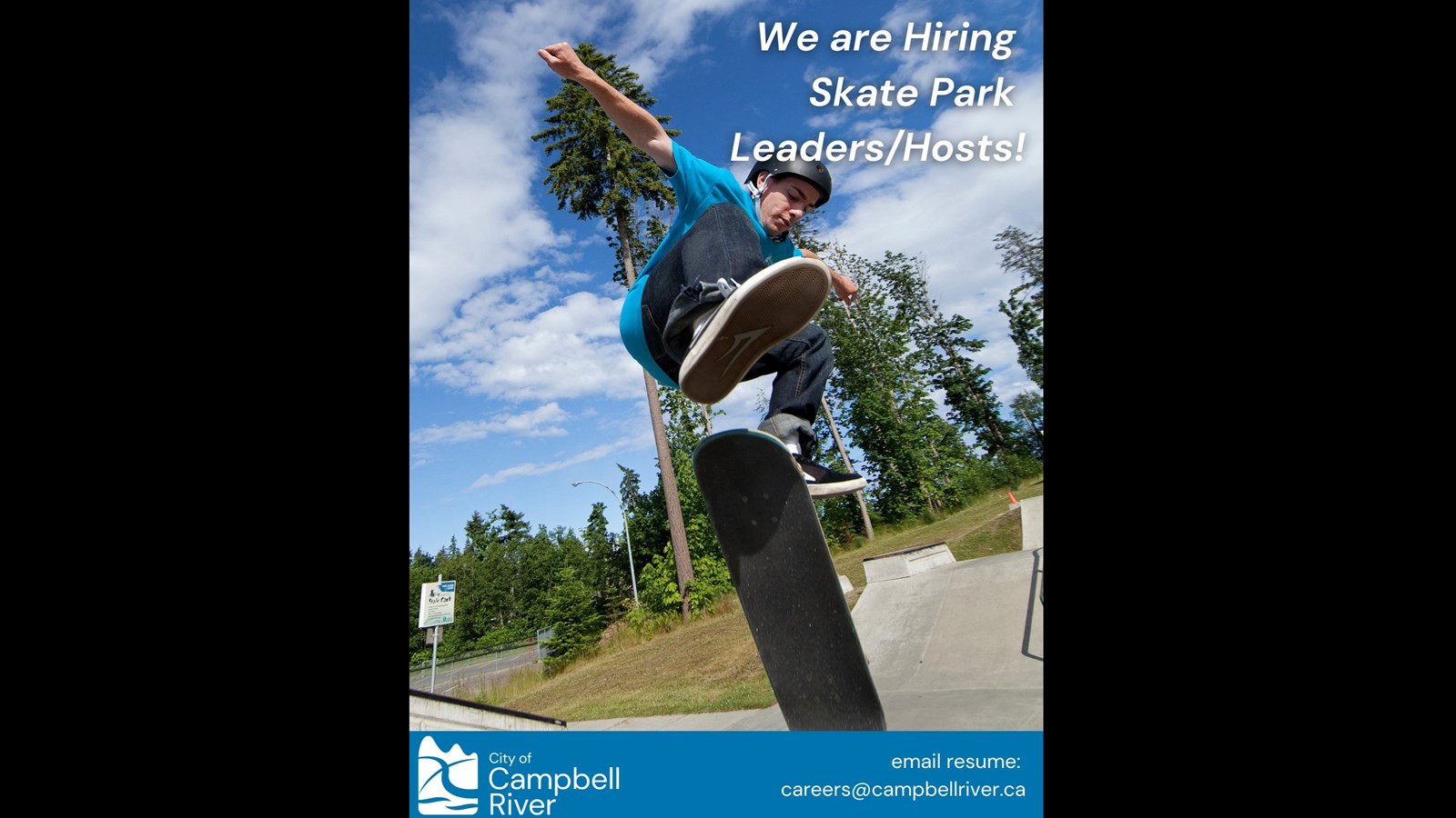 City of Campbell River is Hiring Skate Park Leaders/Hosts!